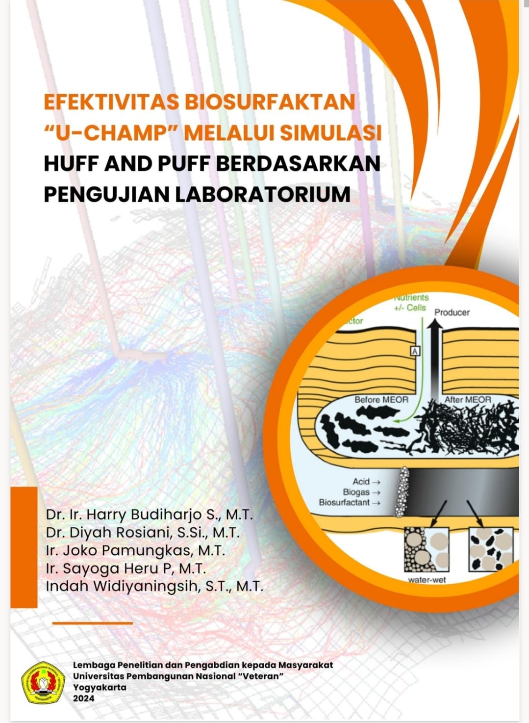 Cover Buku Efektivitas Biosurfaktan "U-Champ" Melalui Simulasi 
Huff and Puff Berdasarkan Pengujian Laboratorium